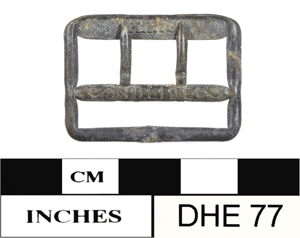 Copper/brass artefact recovered from Dirk Hartog Excavation