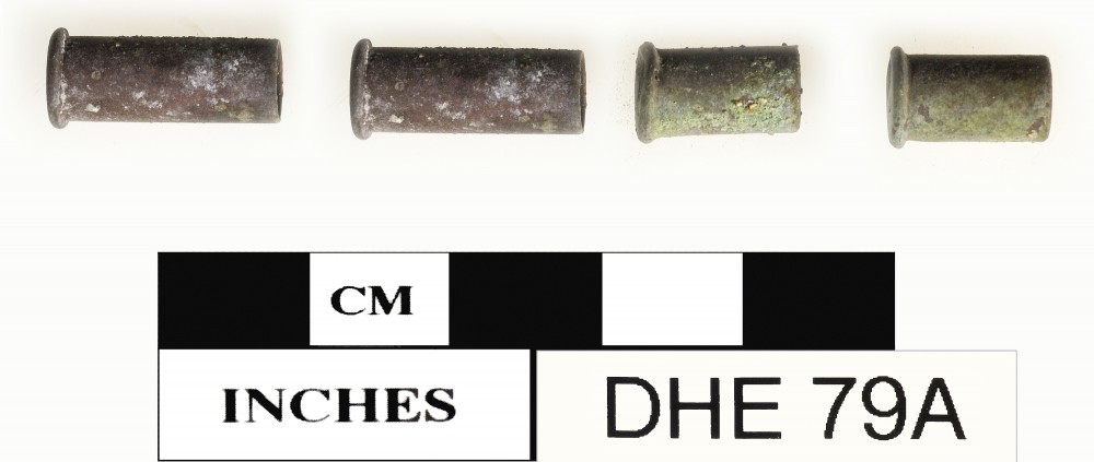 DHE79a Copper/brass artefact recovered from Dirk Hartog Excavation