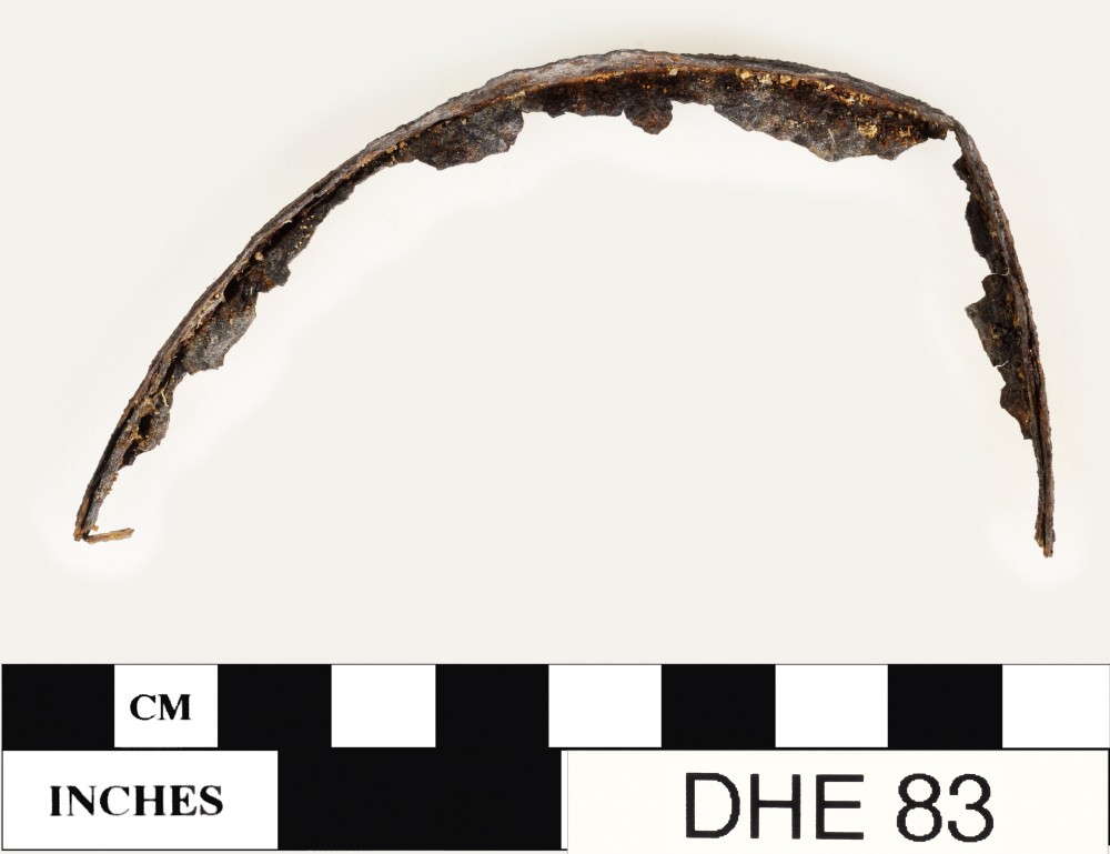 DHE83 FERROUS artefact recovered from Dirk Hartog Excavation