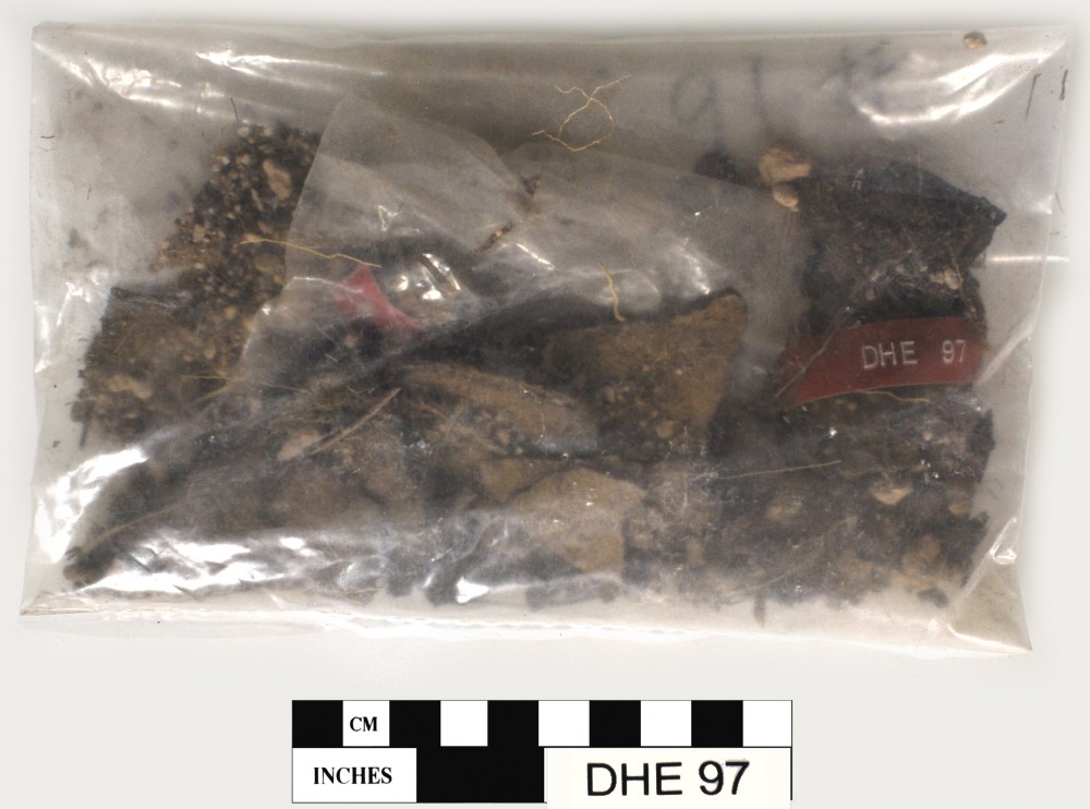 Tin artefact recovered from Dirk Hartog Excavation