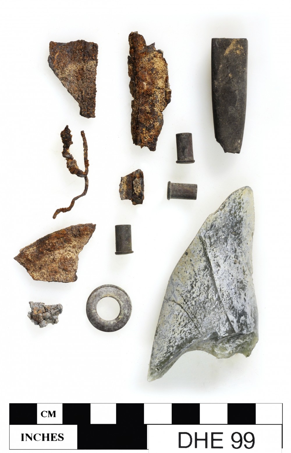 Copper/brass artefact recovered from Dirk Hartog Excavation