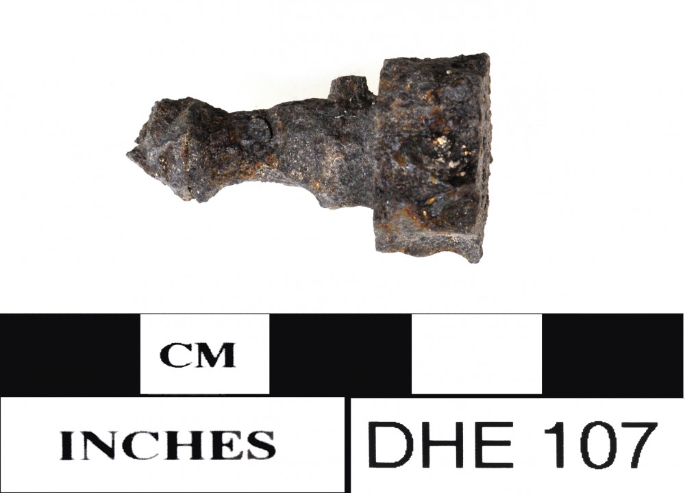 Lead artefact recovered from Dirk Hartog Excavation