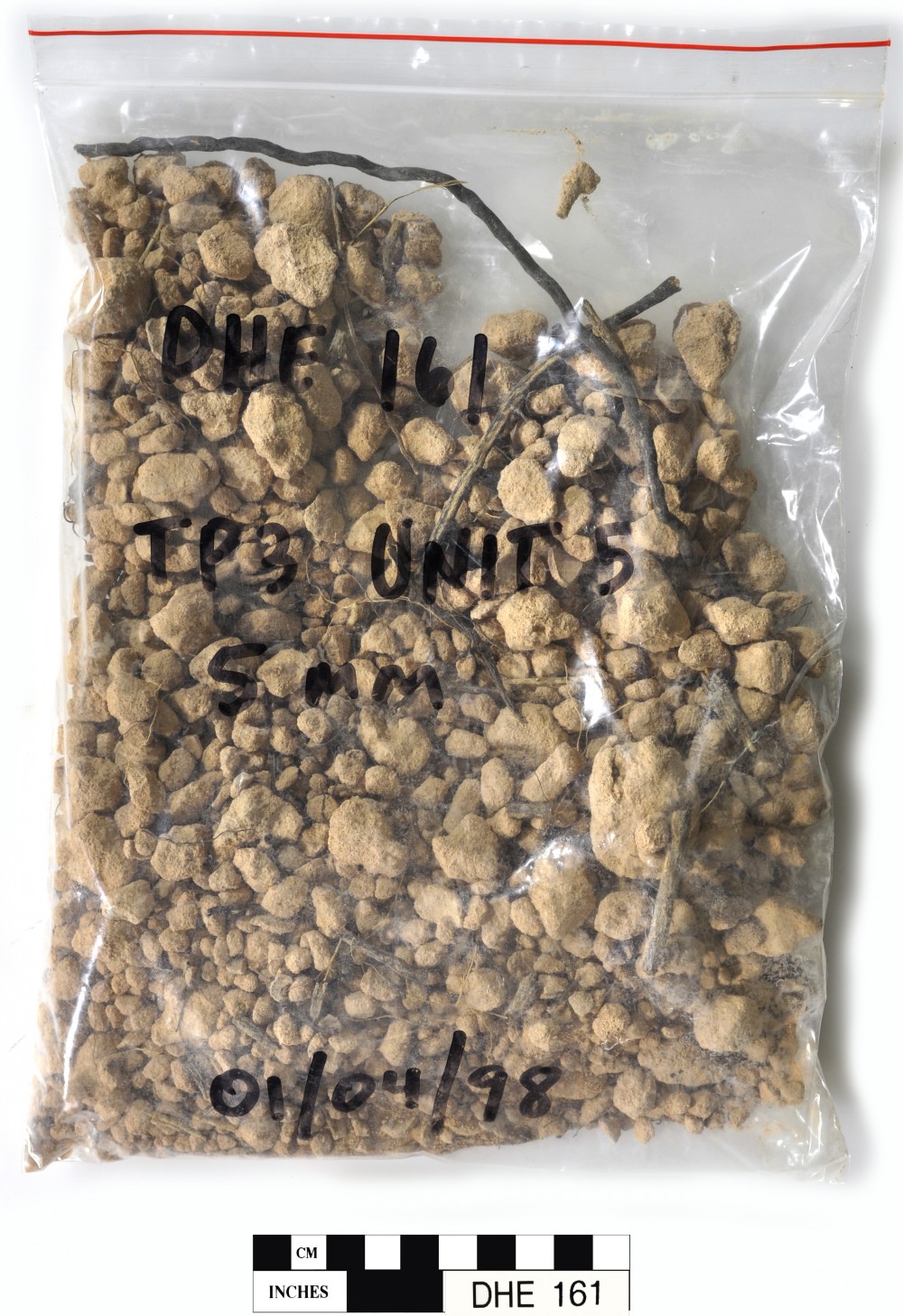 Soil Sample artefact recovered from Dirk Hartog Excavation