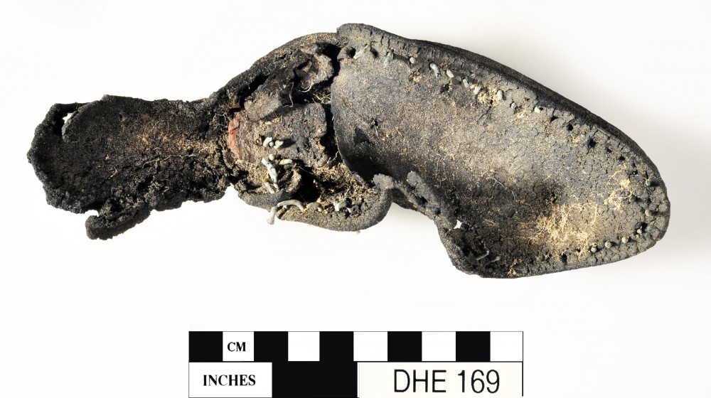 Rope/leather/etc. artefact recovered from Dirk Hartog Excavation