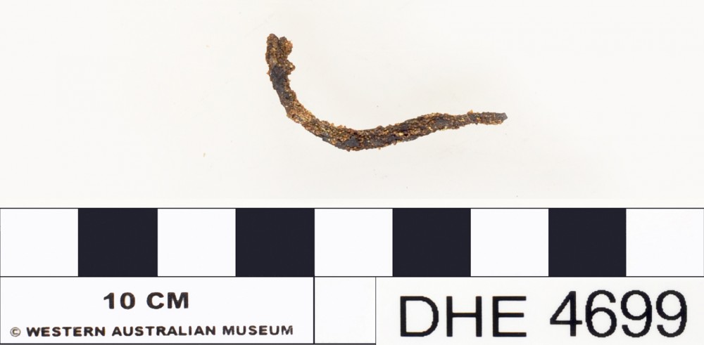 Miscellaneous/Unidentified artefact recovered from Dirk Hartog Excavation