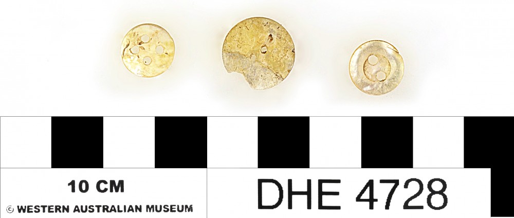 DHE4728 Marine artefact recovered from Dirk Hartog Excavation
