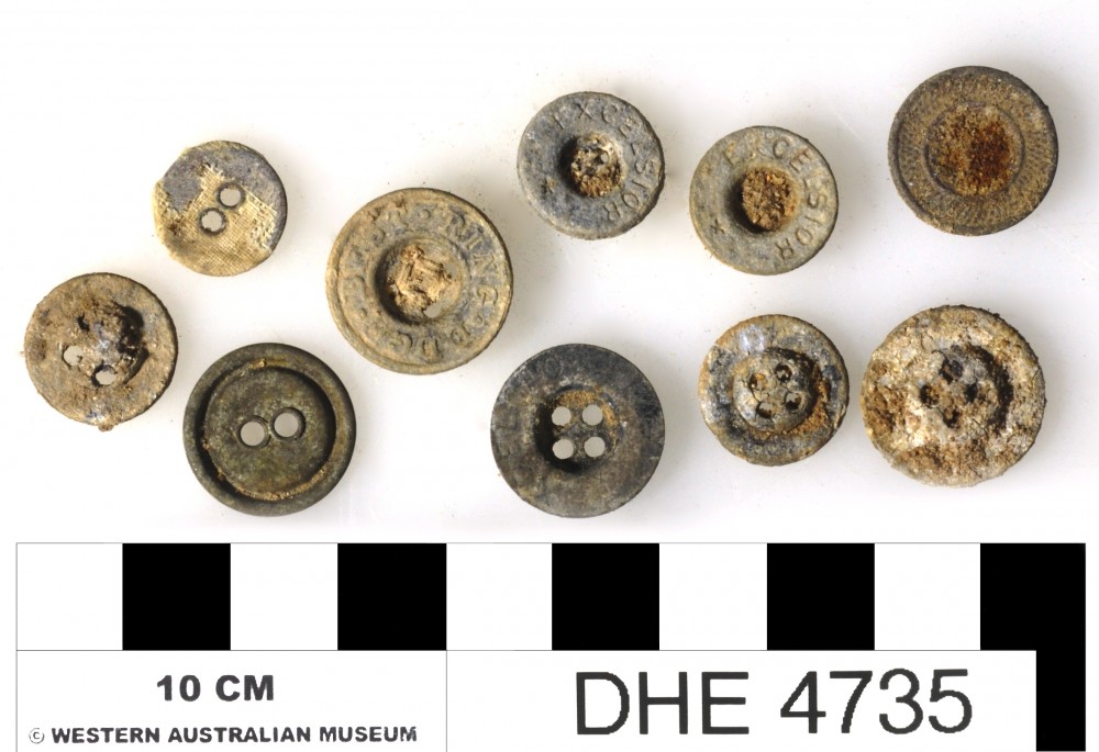 DHE4735 General artefact recovered from Dirk Hartog Excavation