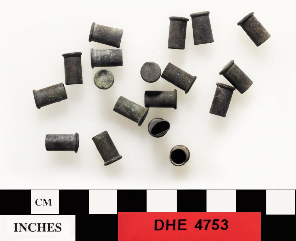 DHE4753 Copper/brass artefact recovered from Dirk Hartog Excavation