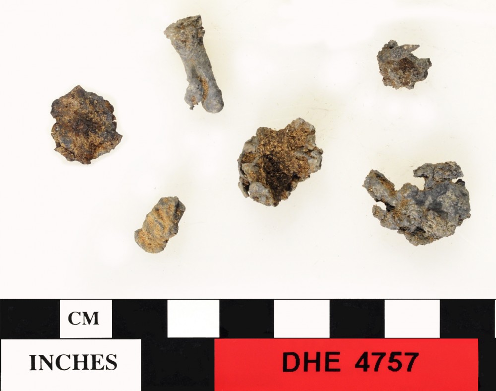 Lead artefact recovered from Dirk Hartog Excavation