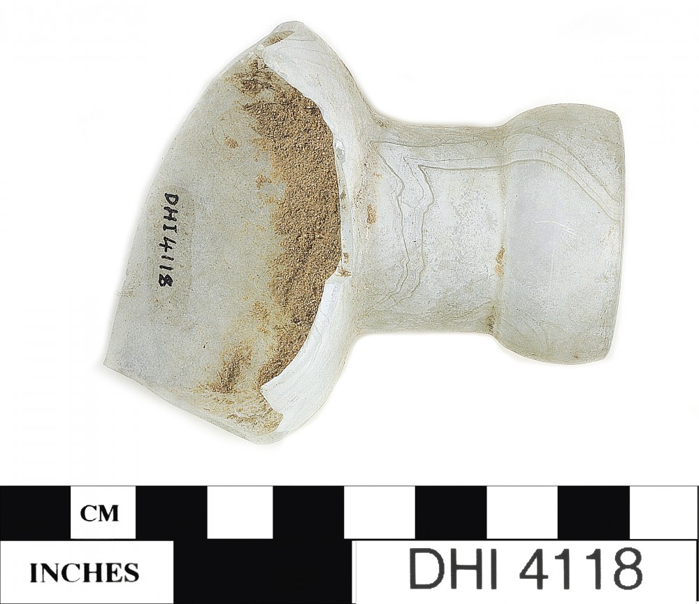 Glass artefact recovered from Dirk Hartog Island