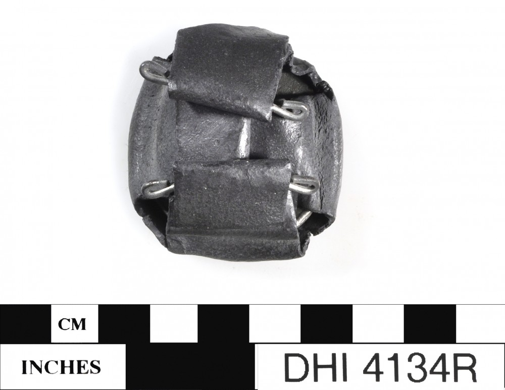 DHI4134r Lead artefact recovered from Dirk Hartog Island
