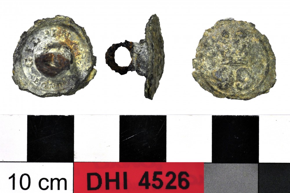 DHI4526 Pewter artefact recovered from Dirk Hartog Island