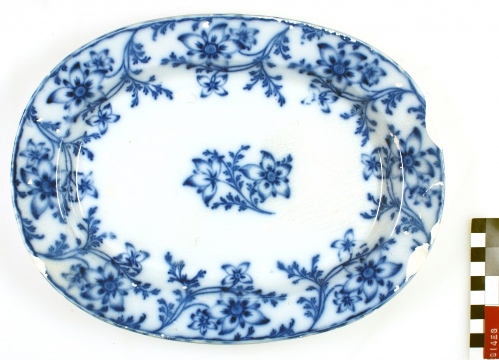 EG914 Patterned Earthenware artefact recovered from Eglinton