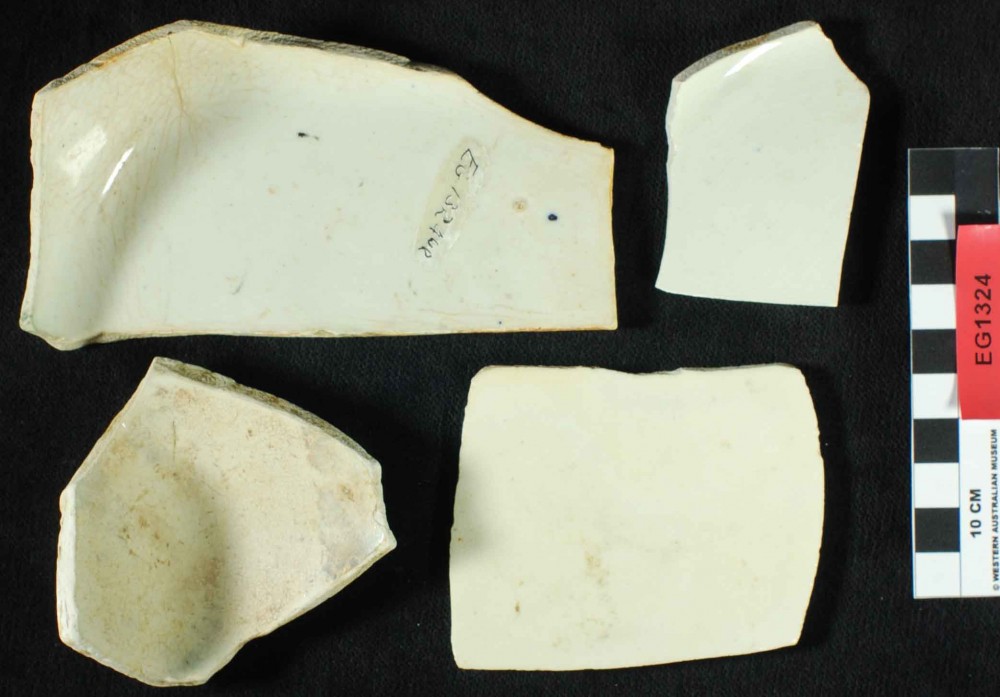 EG1324 Earthenware artefact recovered from Eglinton