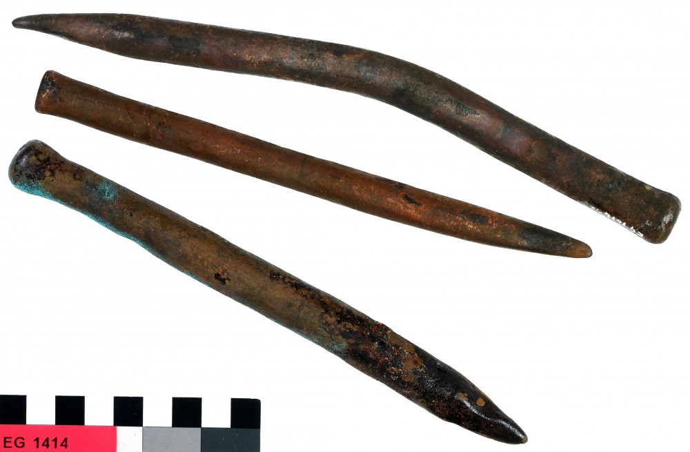 Copper/brass artefact recovered from Eglinton