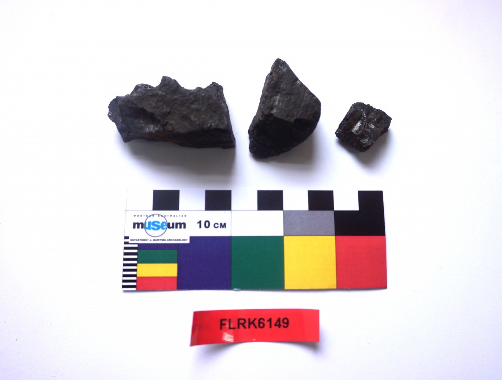 Coal artefact recovered from Flat Rock Unid