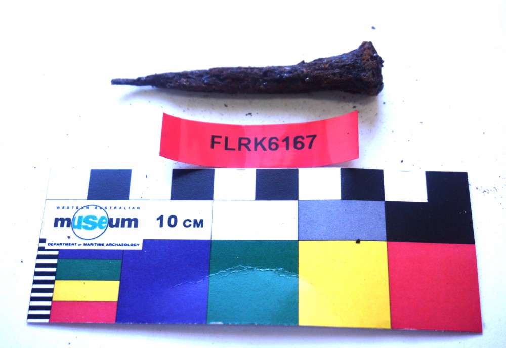 FLRK6167 FERROUS artefact recovered from Flat Rock Unid