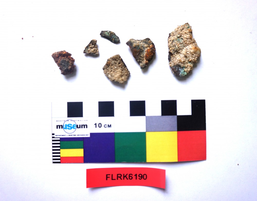 FLRK6190 Copper/brass artefact recovered from Flat Rock Unid