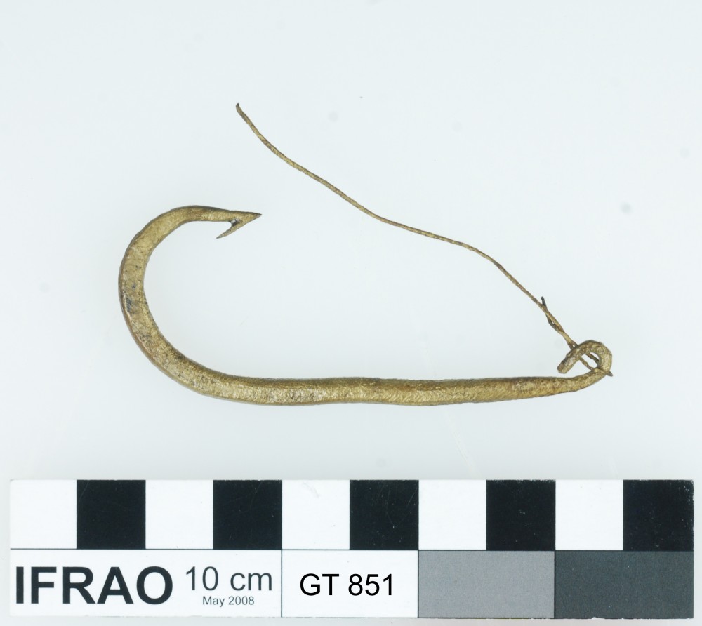 Copper/brass artefact recovered from Vergulde Draeck (Gilt Dragon)