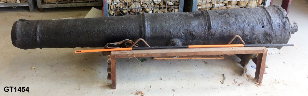 Armament artefact recovered from Vergulde Draeck (Gilt Dragon)