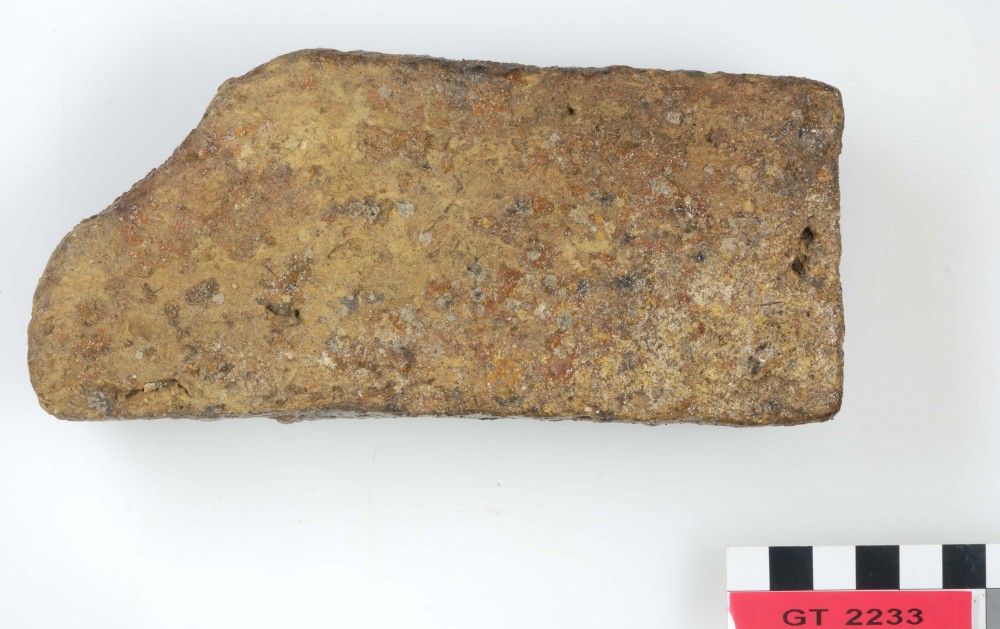 Bricks artefact recovered from Vergulde Draeck (Gilt Dragon)