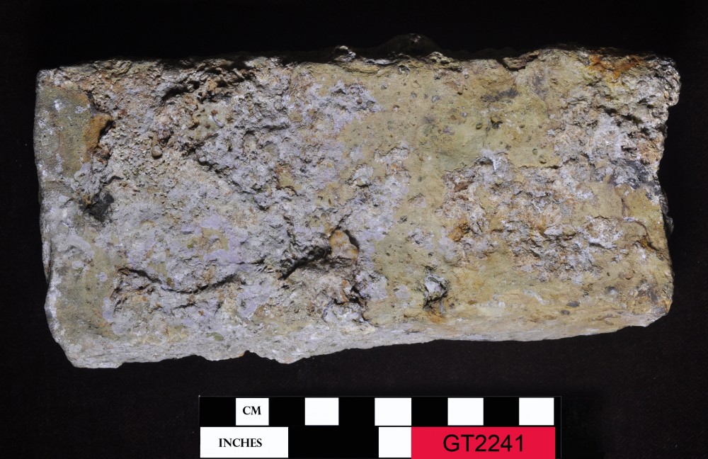 Bricks artefact recovered from Vergulde Draeck (Gilt Dragon)