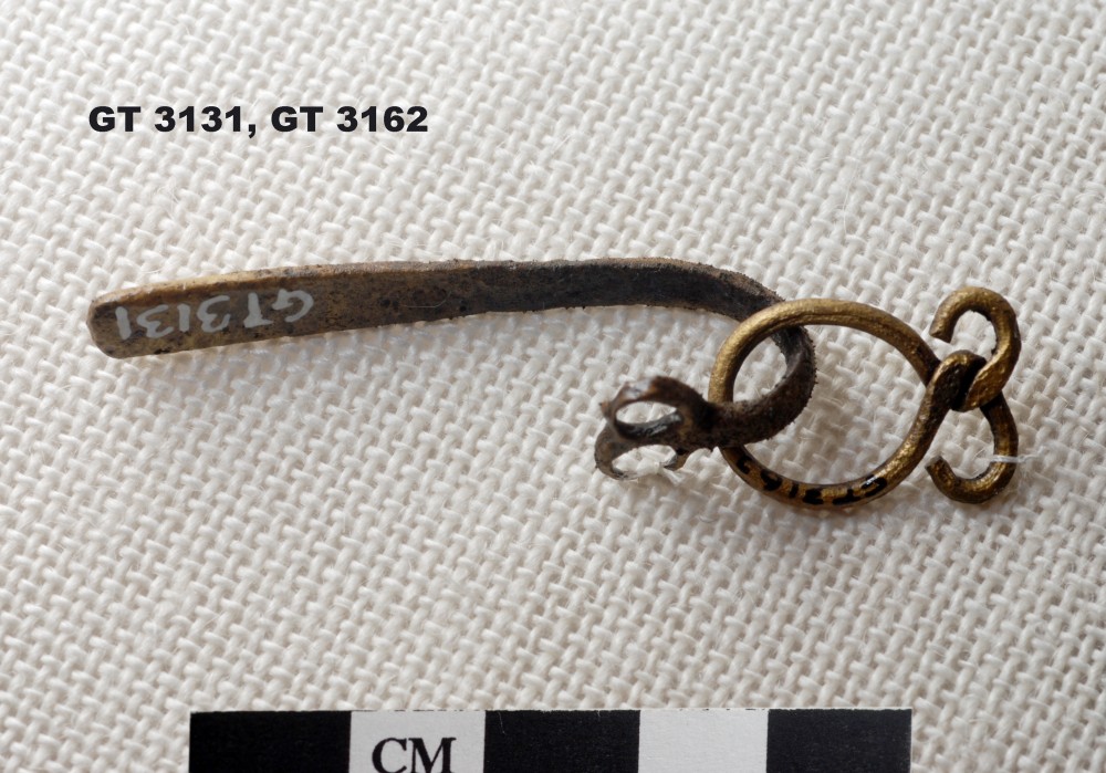 Copper/brass artefact recovered from Vergulde Draeck (Gilt Dragon)