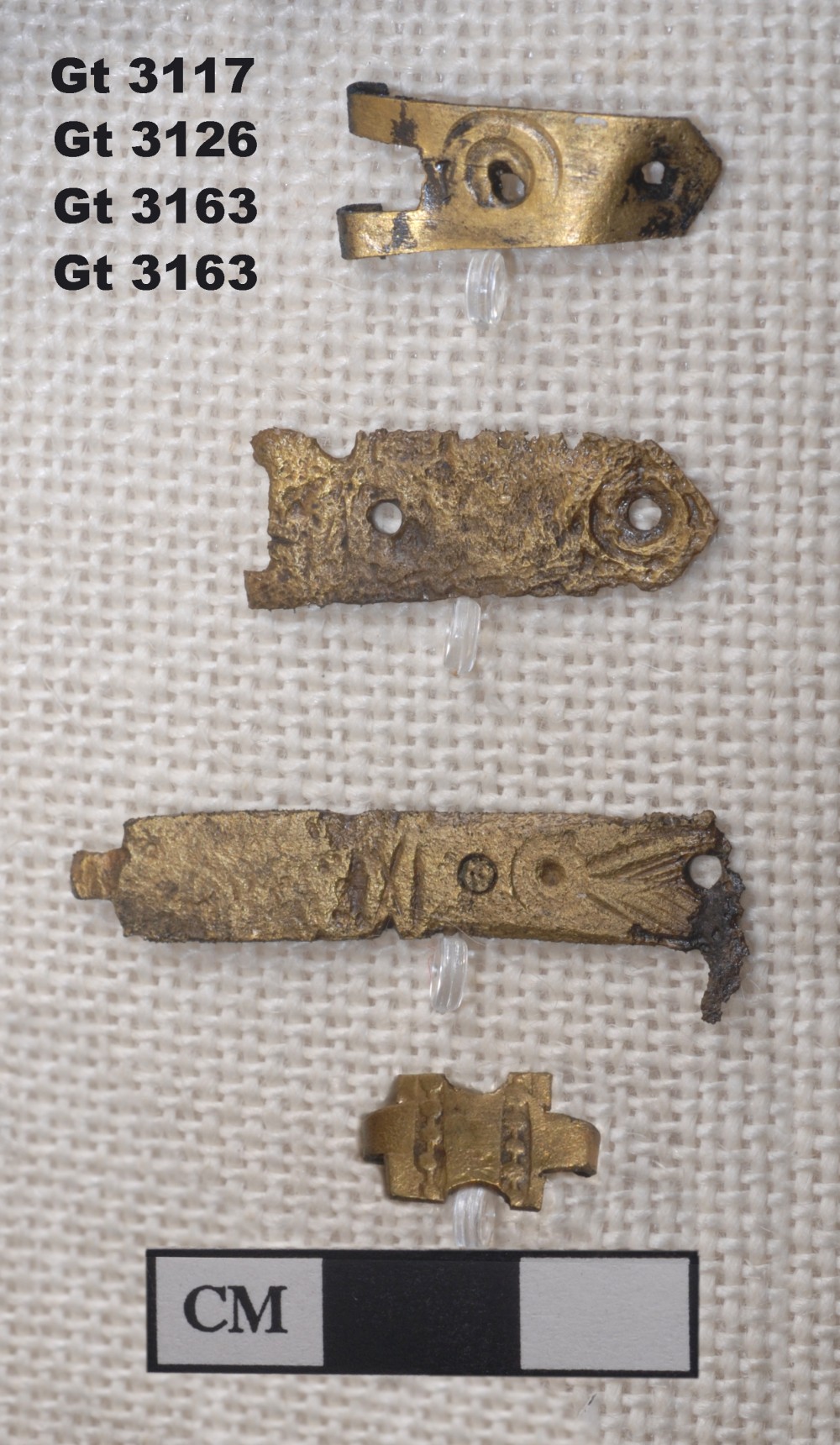 Copper/brass artefact recovered from Vergulde Draeck (Gilt Dragon)