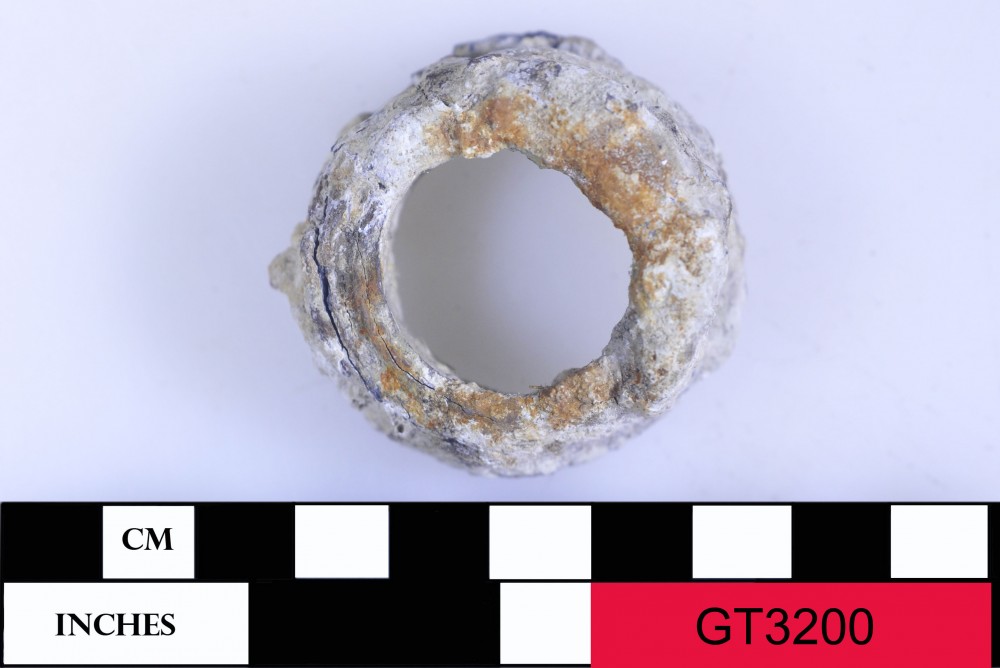 Pewter artefact recovered from Vergulde Draeck (Gilt Dragon)