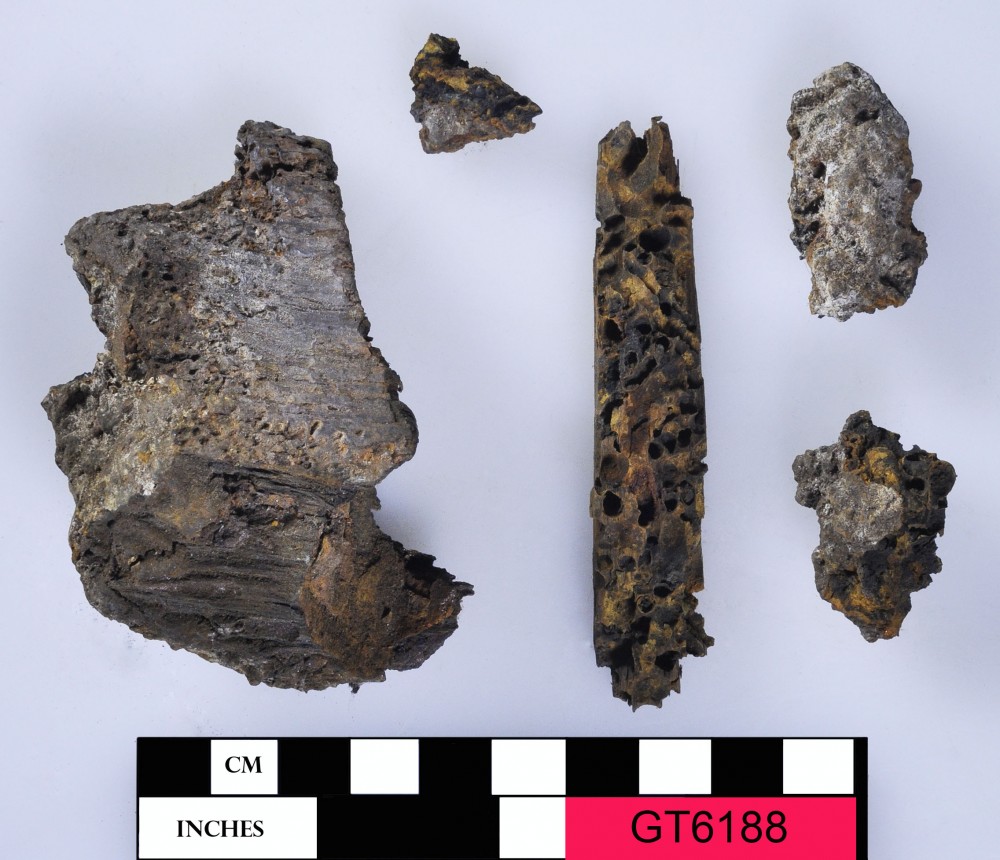 TIMBER artefact recovered from Vergulde Draeck (Gilt Dragon)