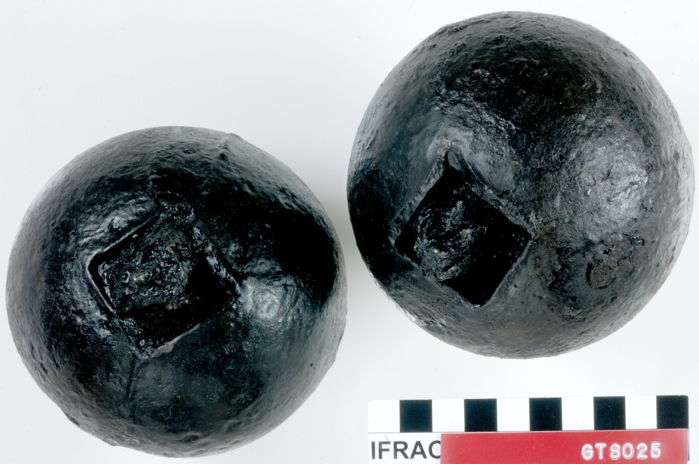 GT8025 Armament artefact recovered from Vergulde Draeck (Gilt Dragon)