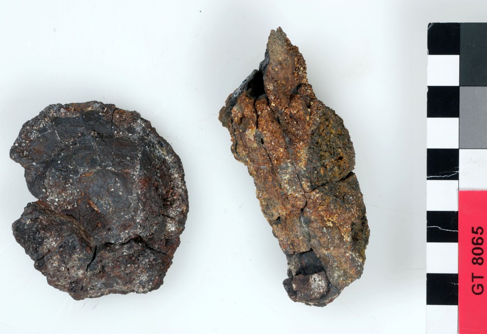GT8065 Ship's fittings artefact recovered from Vergulde Draeck (Gilt Dragon)