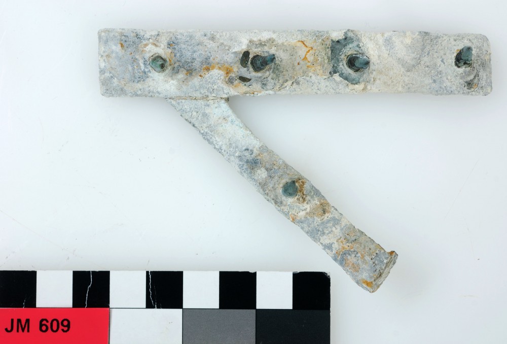 JM609 Lead artefact recovered from James Matthews