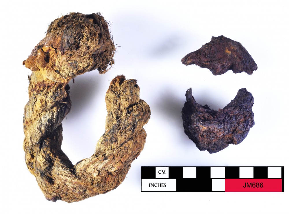 Ship's fittings artefact recovered from James Matthews