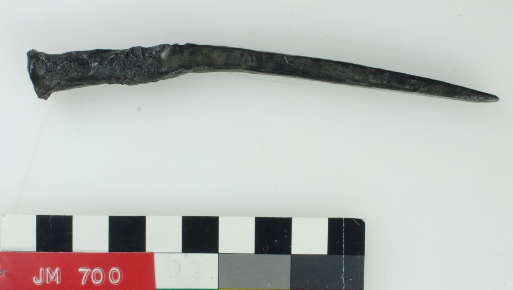 JM700 Copper/brass artefact recovered from James Matthews
