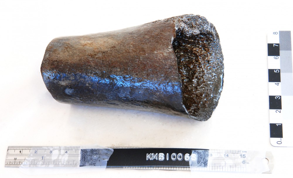 KMB168 Animal artefact recovered from Samuel Wright
