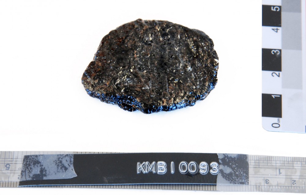 KMB193 Pitch/tar/oil artefact recovered from Samuel Wright