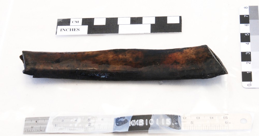 Animal artefact recovered from Samuel Wright