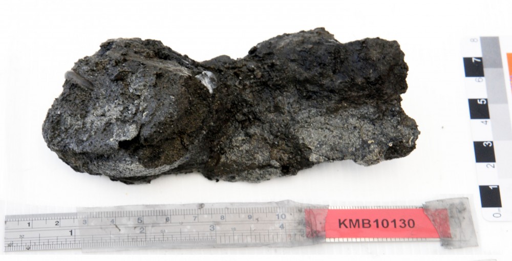 KMB1130 Concretions artefact recovered from Samuel Wright
