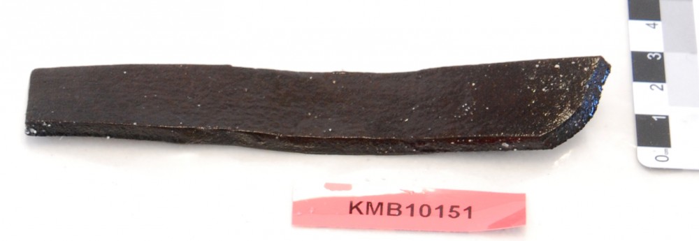 KMB1151 Rope/leather/etc. artefact recovered from Samuel Wright