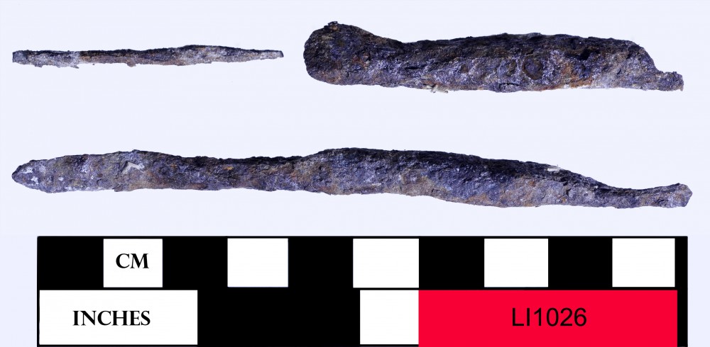 LI1026 FERROUS artefact recovered from Long Island