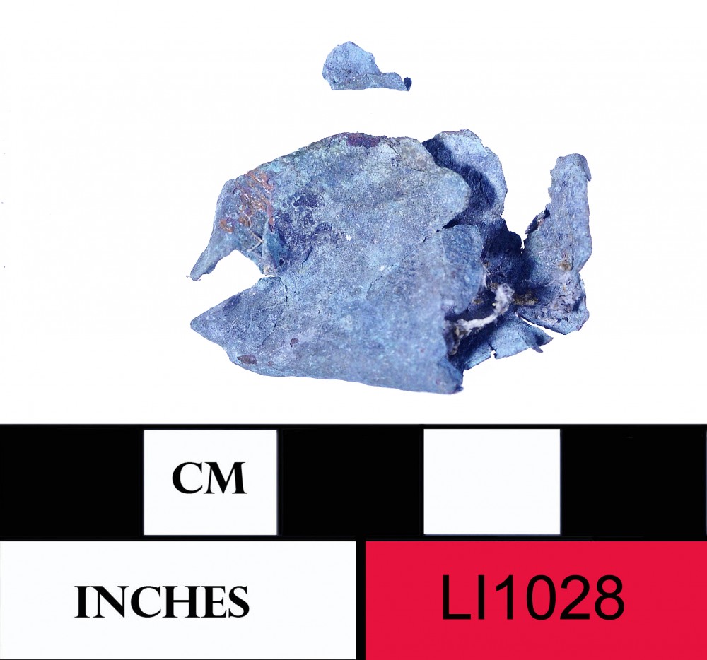 LI1028 Copper artefact recovered from Long Island