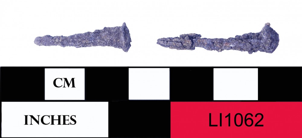 LI1062 FERROUS artefact recovered from Long Island