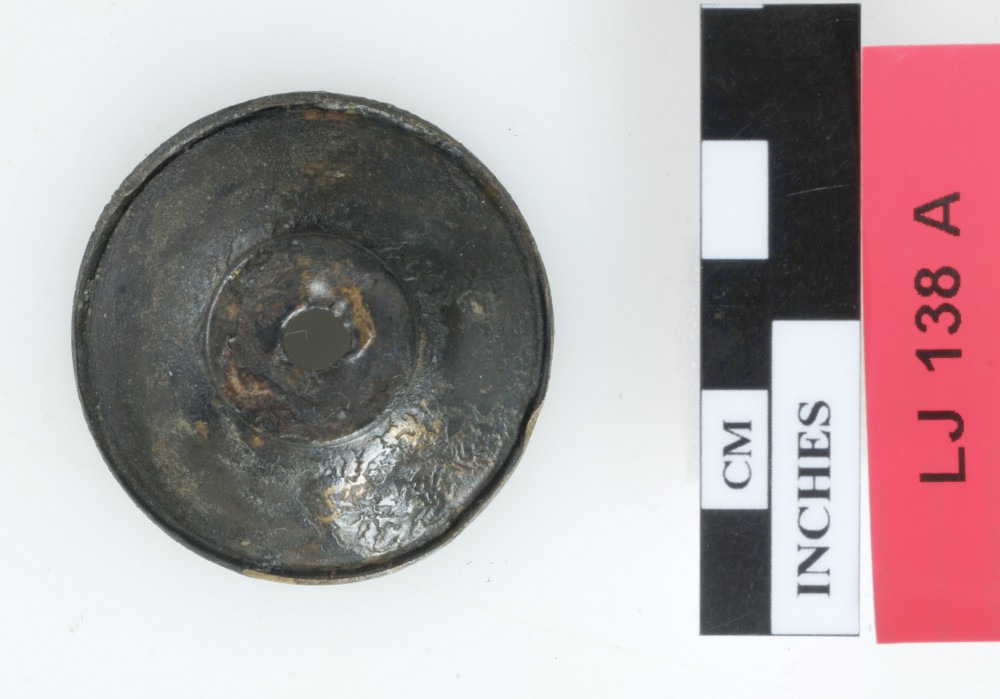 LJ138a Copper/brass artefact recovered from Long Jetty site, Fremantle