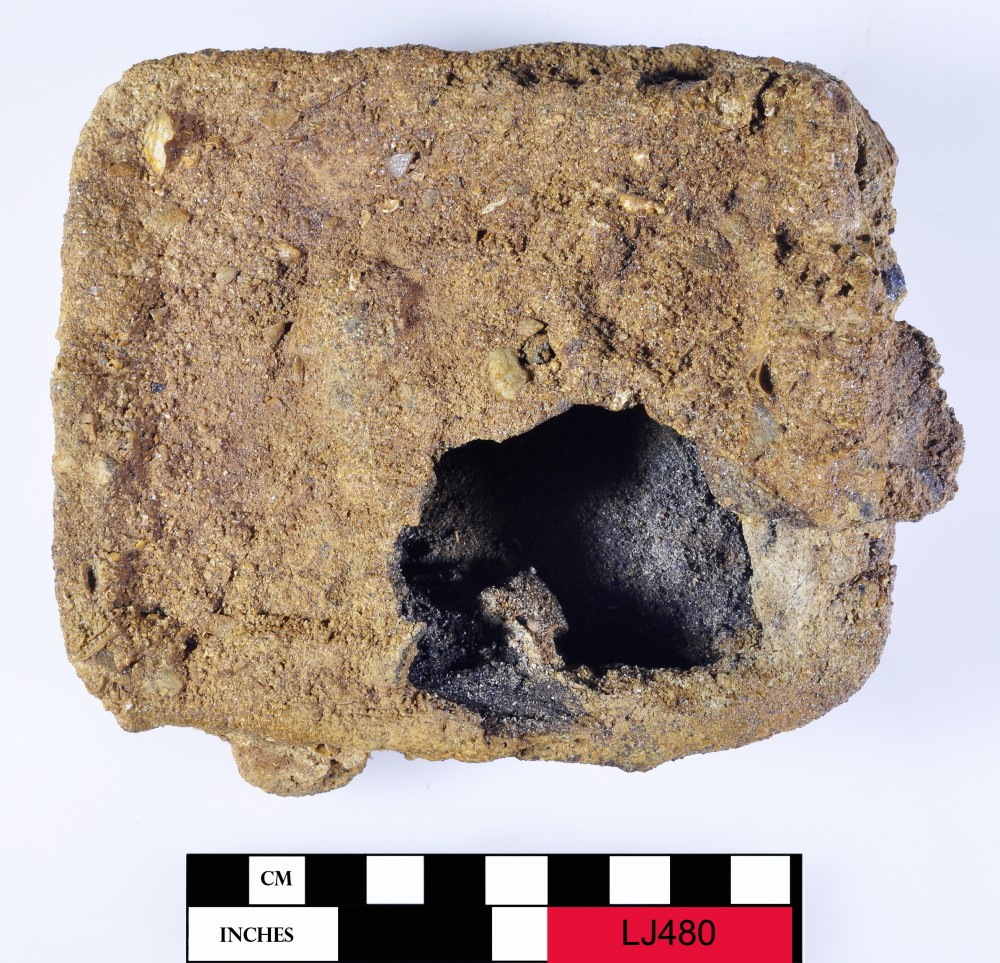Tinfoil artefact recovered from Long Jetty site, Fremantle
