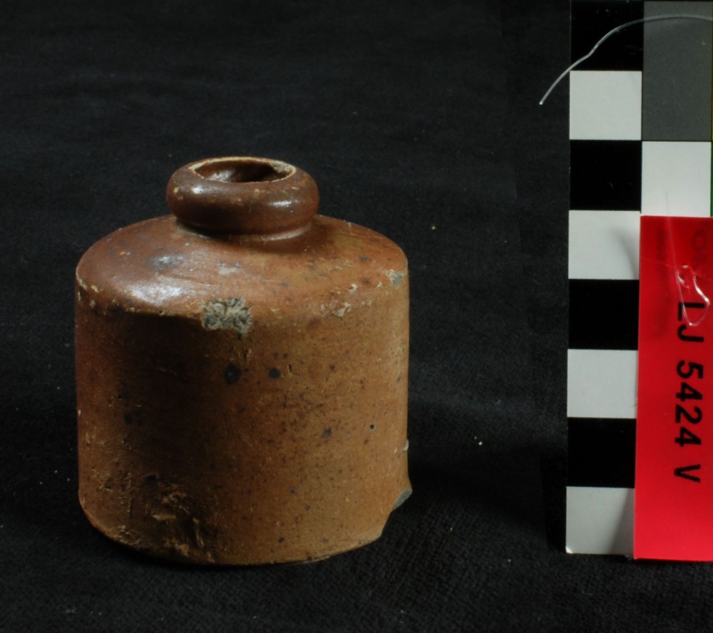 Stoneware artefact recovered from Long Jetty site, Fremantle