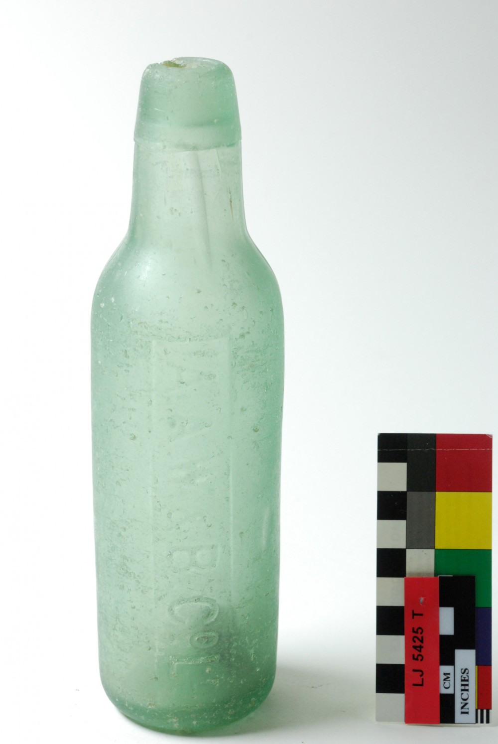 LJ5425T Glass artefact recovered from Long Jetty site, Fremantle