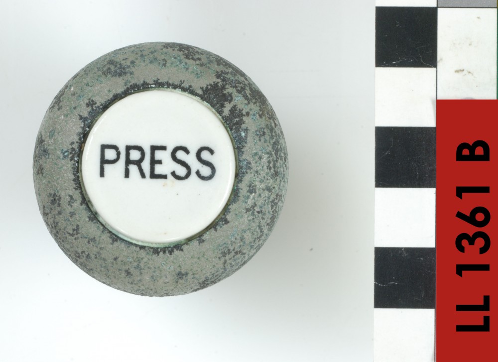 LL1361B Lead artefact recovered from Lady Lyttleton
