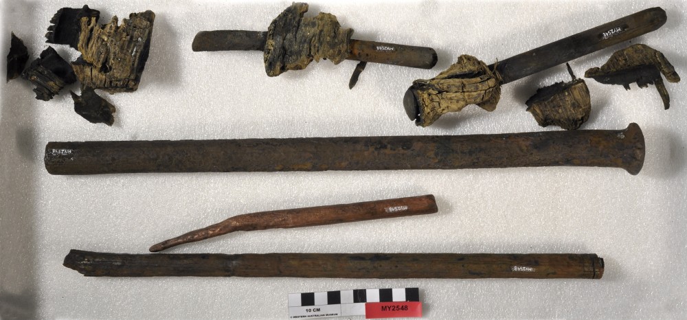 Copper/brass artefact recovered from Mayflower