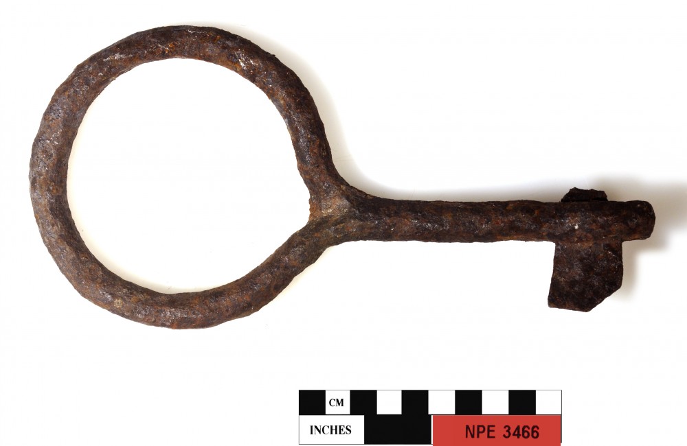 NPE3466 Ship's fittings artefact recovered from Notch Point East